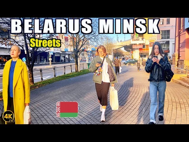 Вечерний Минск иллюминация зданий